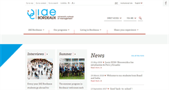 Desktop Screenshot of iae-bordeaux.com